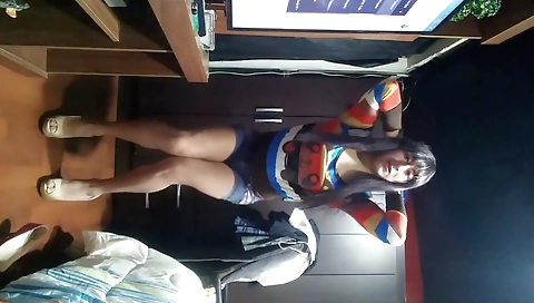 Latina teen is a perfect slut to fuck herself with a dildo