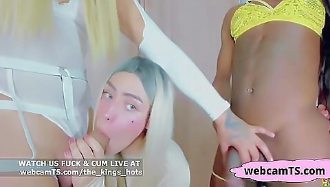 Big dick girls have sex in the bathroom