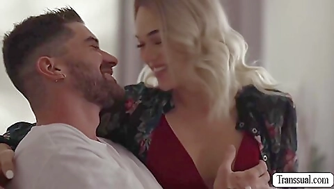Sexy blonde slut is fucked by big cock