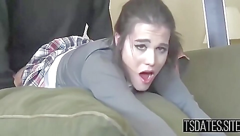 Hot babe fucked and gets arsehole by her man