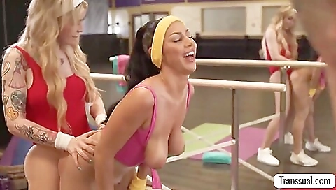 Sultry chick with a massage